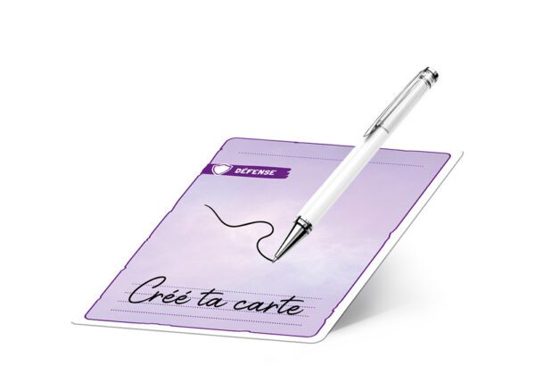 Carte à créer - Défense vierge