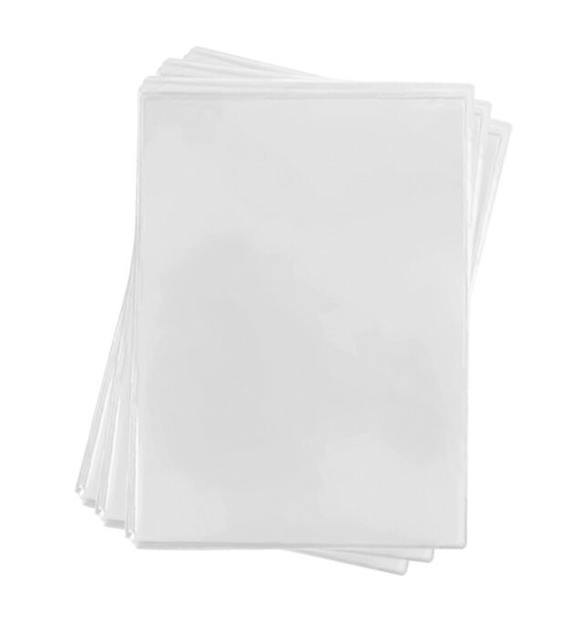 100 Pochettes de protection transparentes